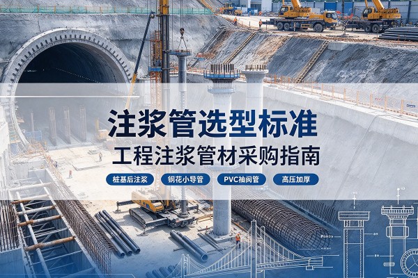 兴国注浆管选型标准