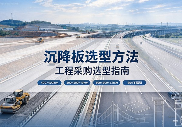 兴国沉降板选择方法